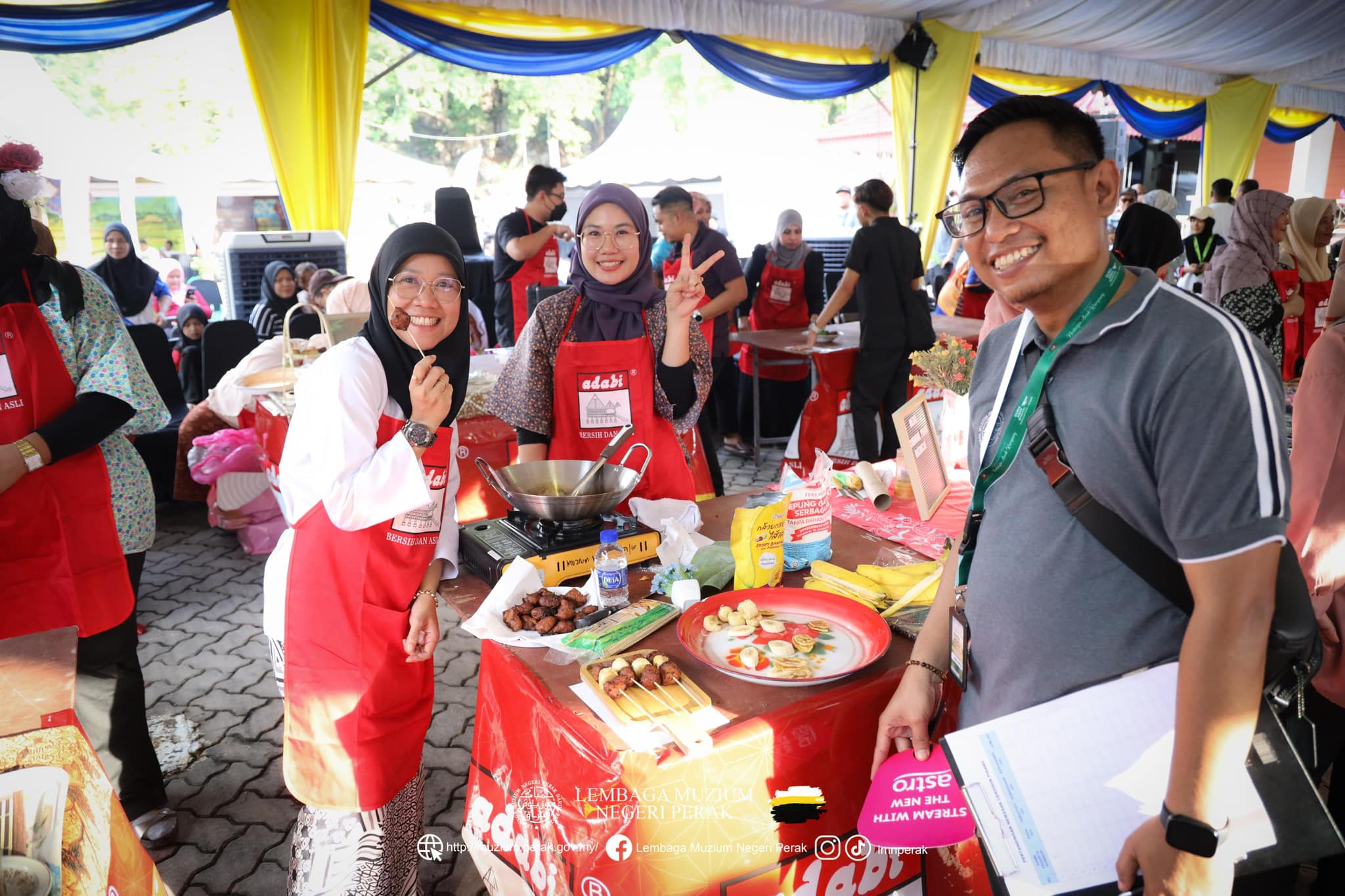 Lembaga Muzium Negeri Perak merangkap Jawatankuasa Kecil Program Sisipan dan Acara Pentas telah dijemput untuk menjurikan Pertandingan Memasak Cekodok Pisang. 